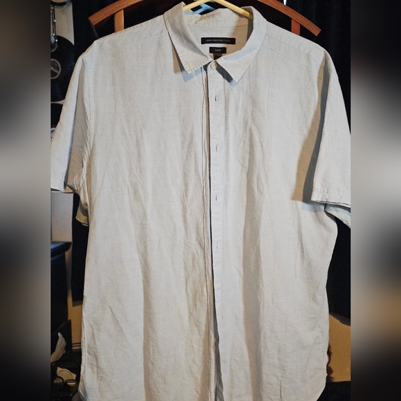 John Varvatos men short sleeve light blue XL - Picture 2 of 5